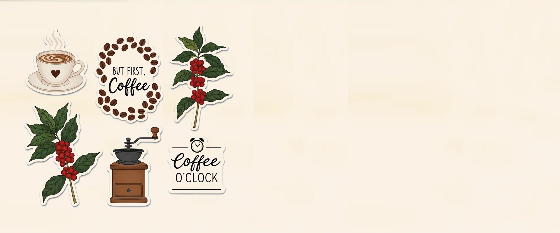 Adesivos de Café