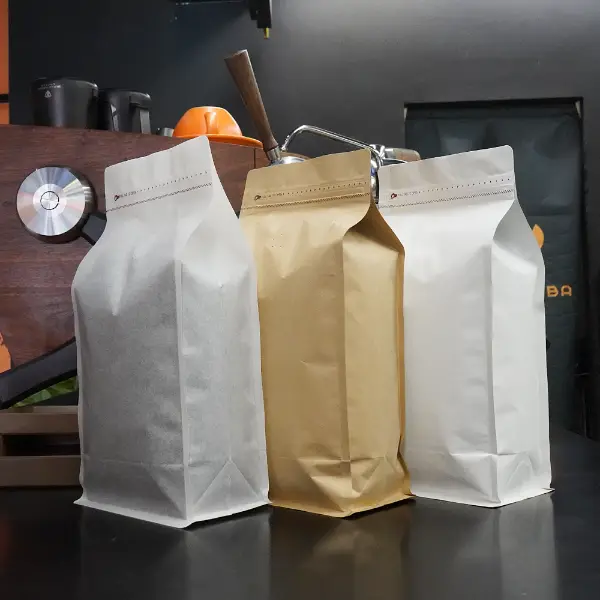 Sacolas de estoque prontas para 1KG, projetadas para embalagens de alimentos seguras e profissionais