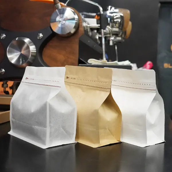 250G sacolas horizontais de café com estoque em várias opções de cores