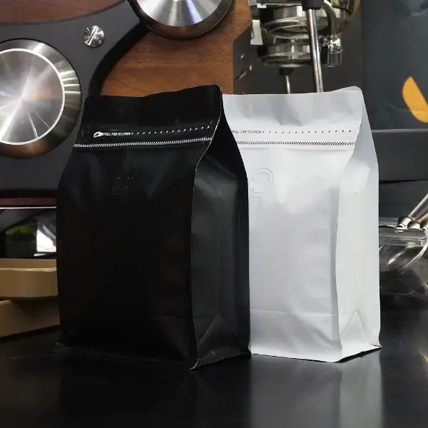 250Embalagem de sacolas de café de papel G Kraft