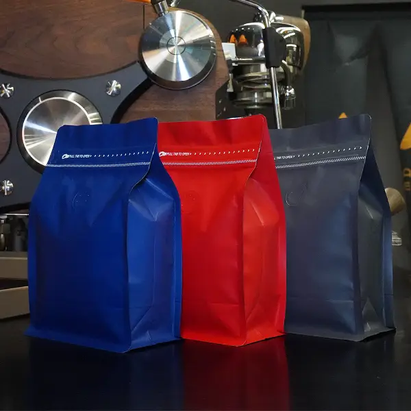 250Bolsa de café G de plástico fosco
