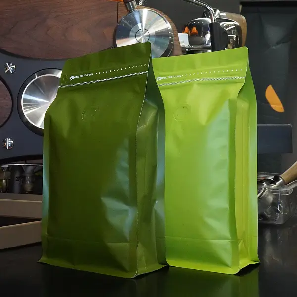 500Dimensões do saquinho de café G para embalagens de café no varejo