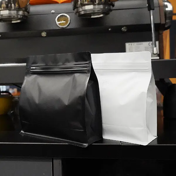 500G sacos horizontais feitos de plástico de grau alimentício e papel kraft