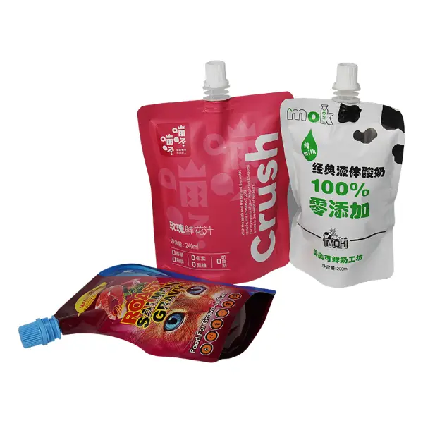 Bolsa plástica personalizada usada para alimentos, Embalagens de alimentos e bebidas para pets