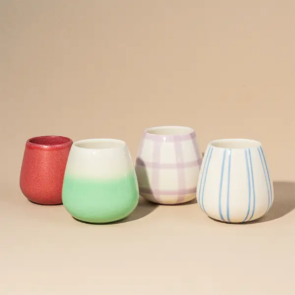 Copo Cerâmico de Design e Impressão – Coleção de Cores Personalizadas