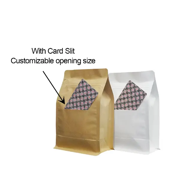 Guia de tamanho de saquinhos de café de papel Kraft para 250g, 500g e 1kg