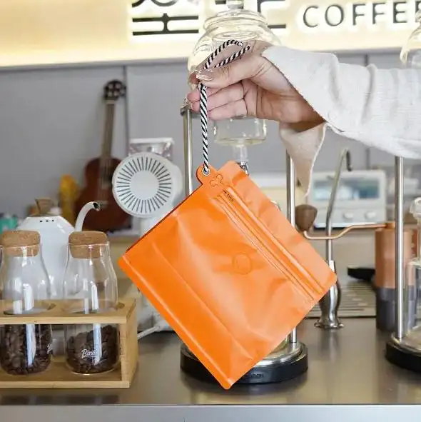 Sacolas de embalagem reutilizáveis para café