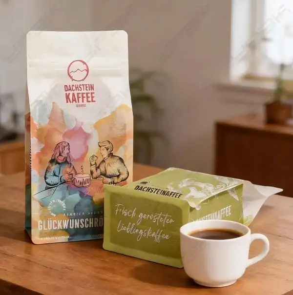 Saquinhos de Café de Fundo Plano Ecológicos
