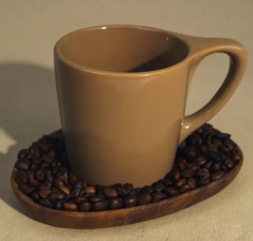 Xícaras de cerâmica para café quente