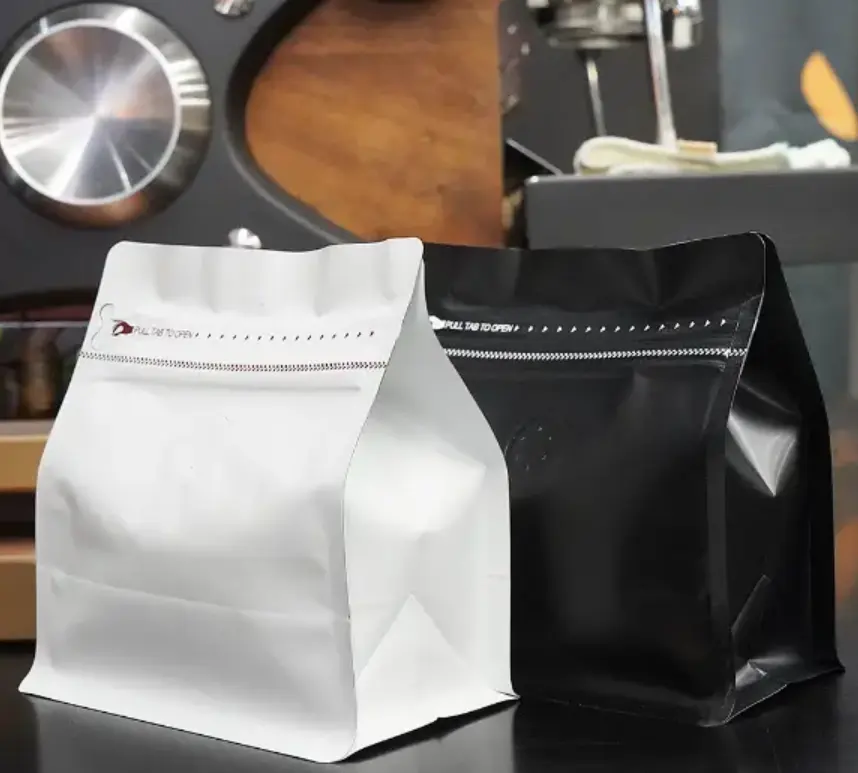 Embalagens sustentáveis de saquinhos de café
