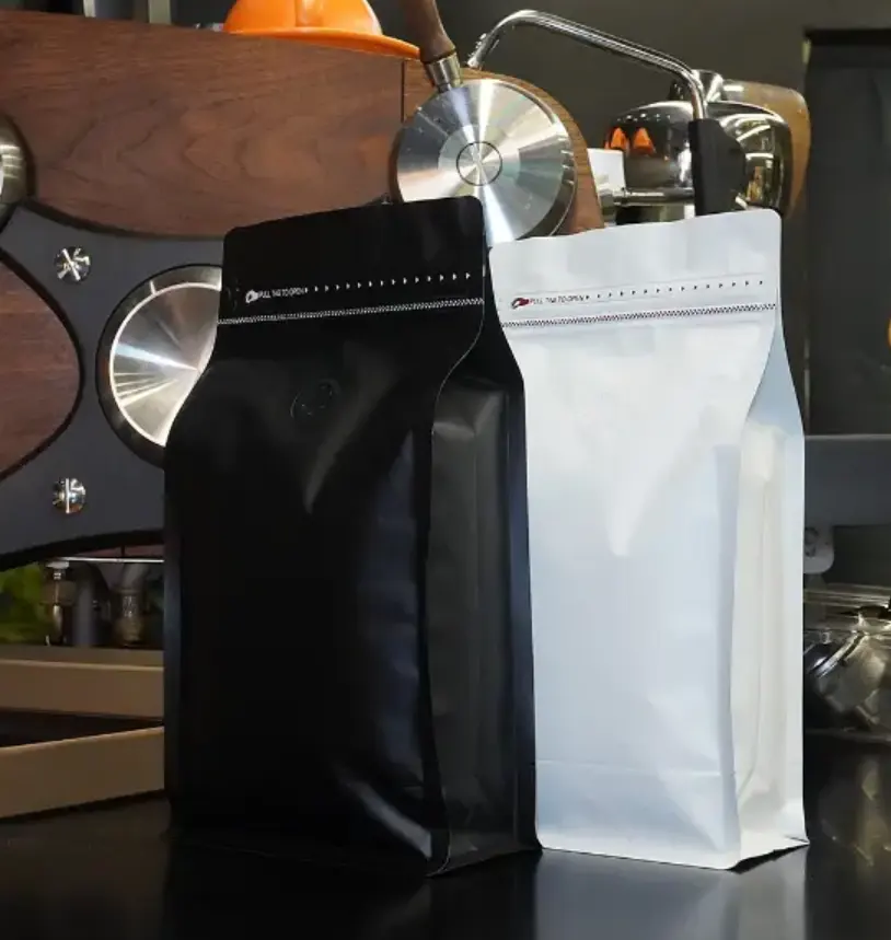 Sacolas de café personalizadas no atacado