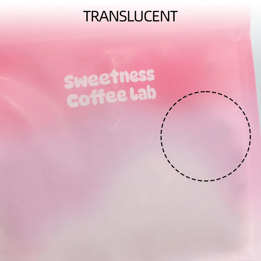 Saquinho de café de fundo plano