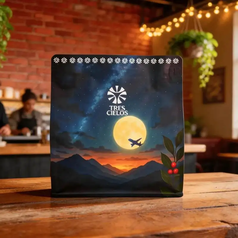 Saquinhos de Café Personalizados de Fundo Plano