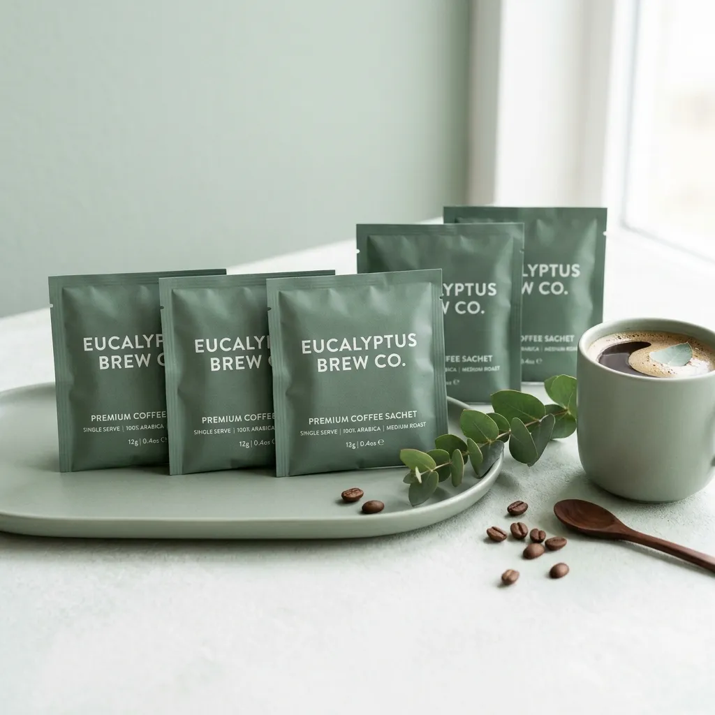 embalagem de sachês de café