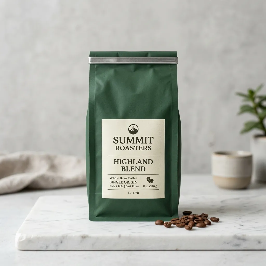 Green_coffee_pouch_on_surface