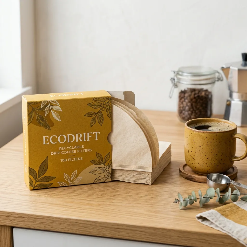 filtros-eco-recicláveis-gotejamento-de café