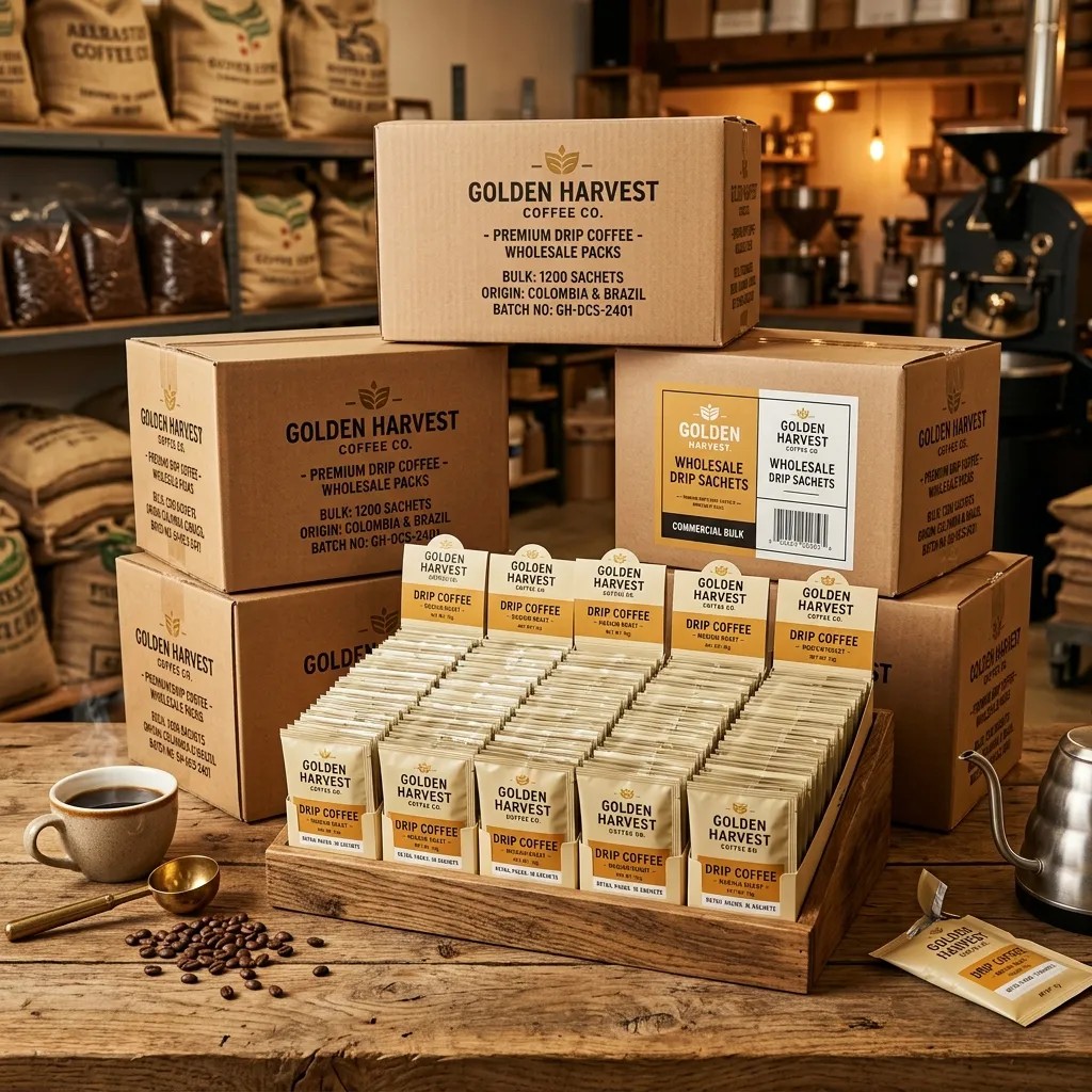 sachês de café por gotejamento no atacado