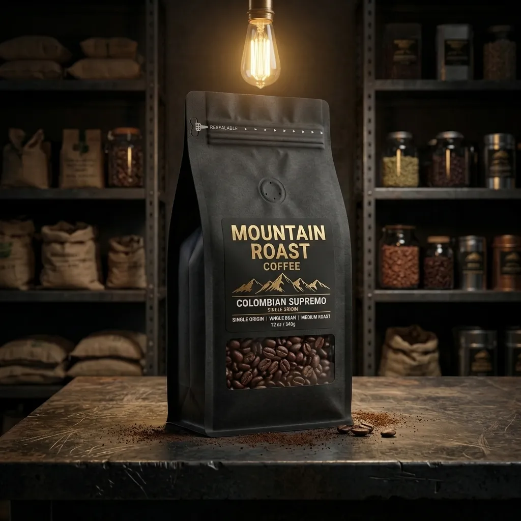 café com fundo de bloco impresso personalizado