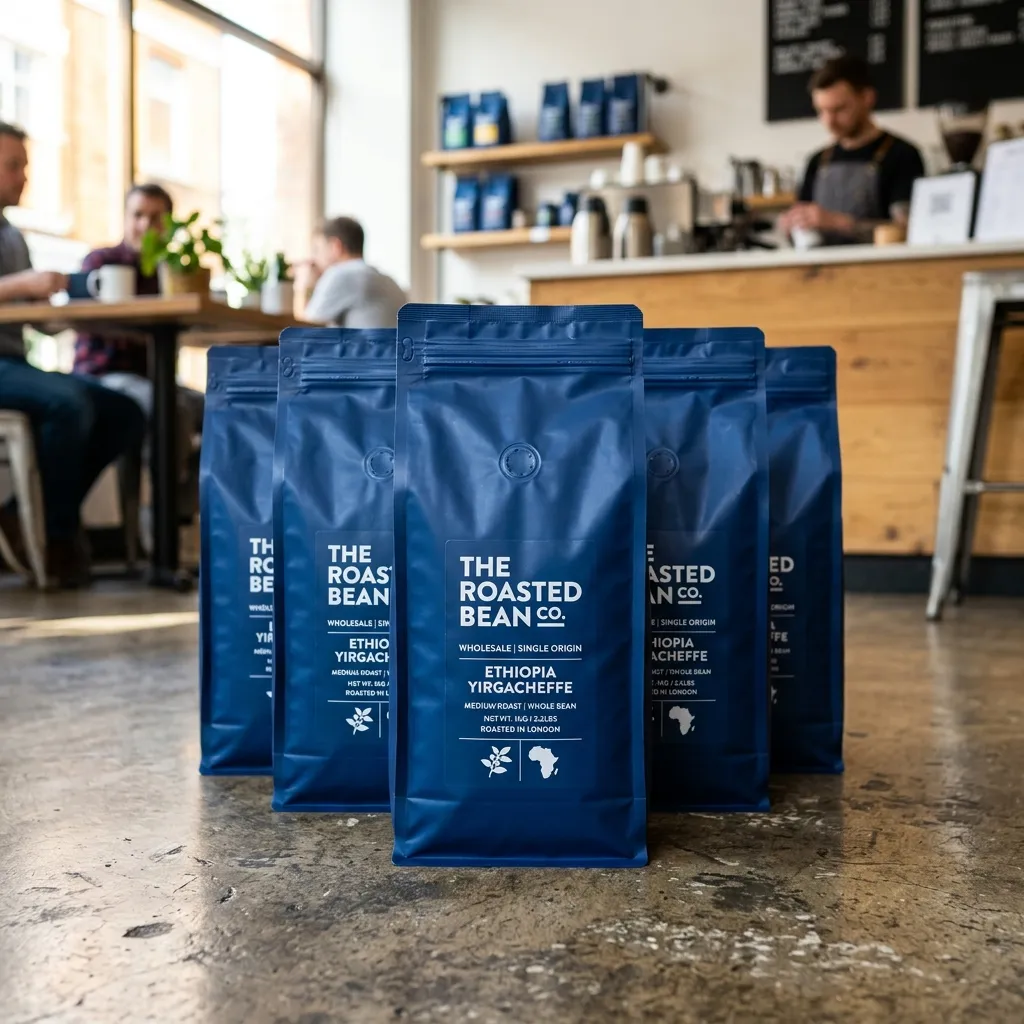 sacos-de café com fundo plano no atacado,