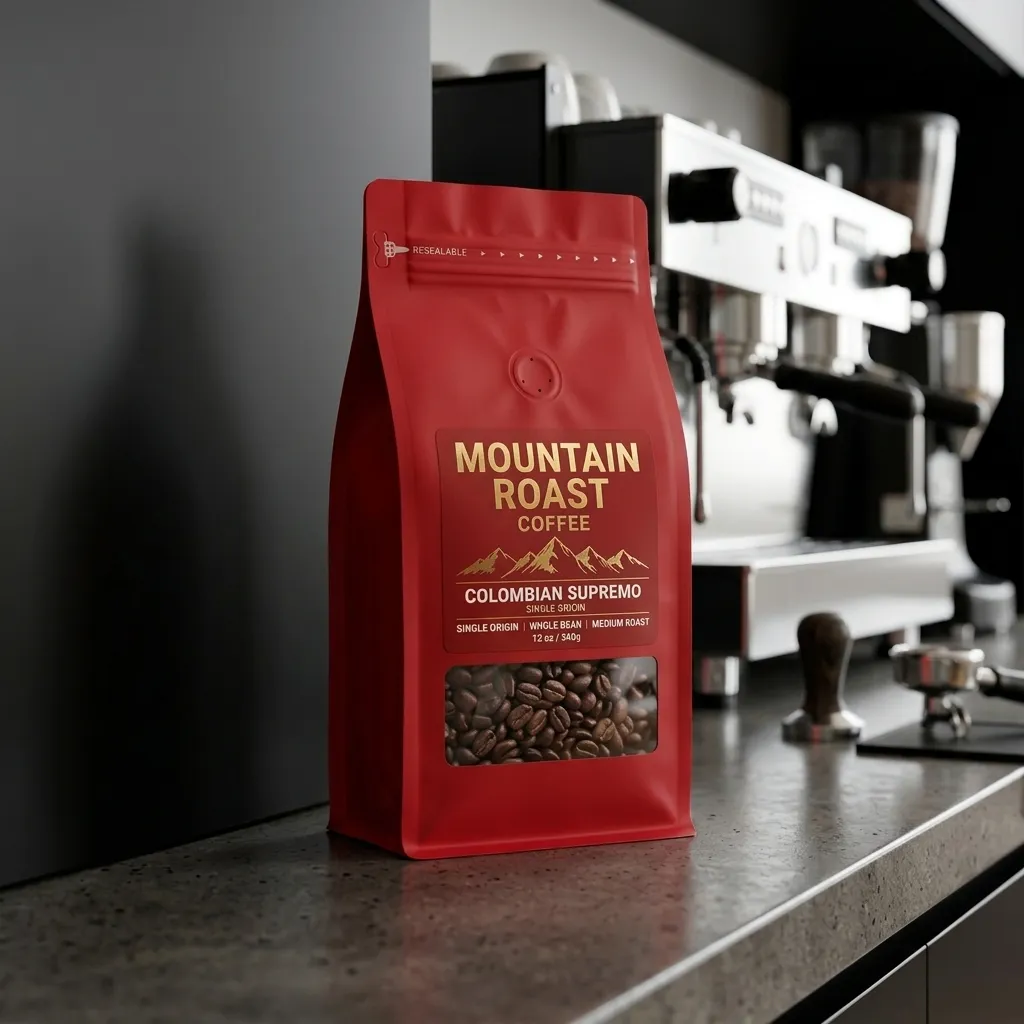 Saquinhos de café com fundo largo