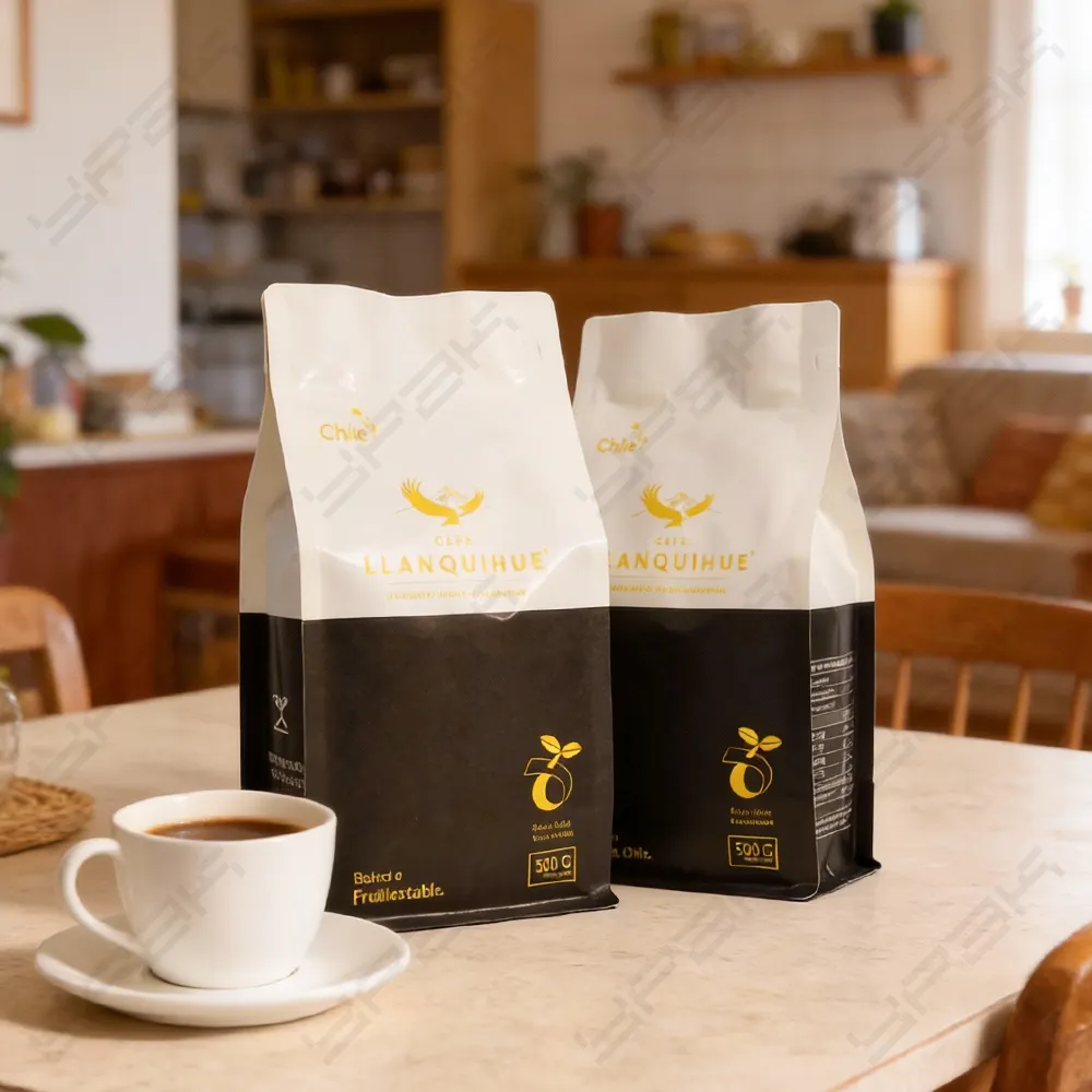 Saquinhos de café compostáveis personalizados