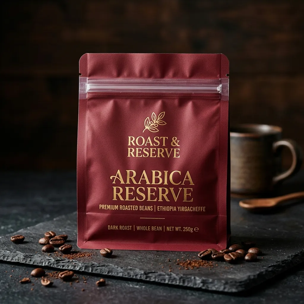 Saquinho de café hermético e selável