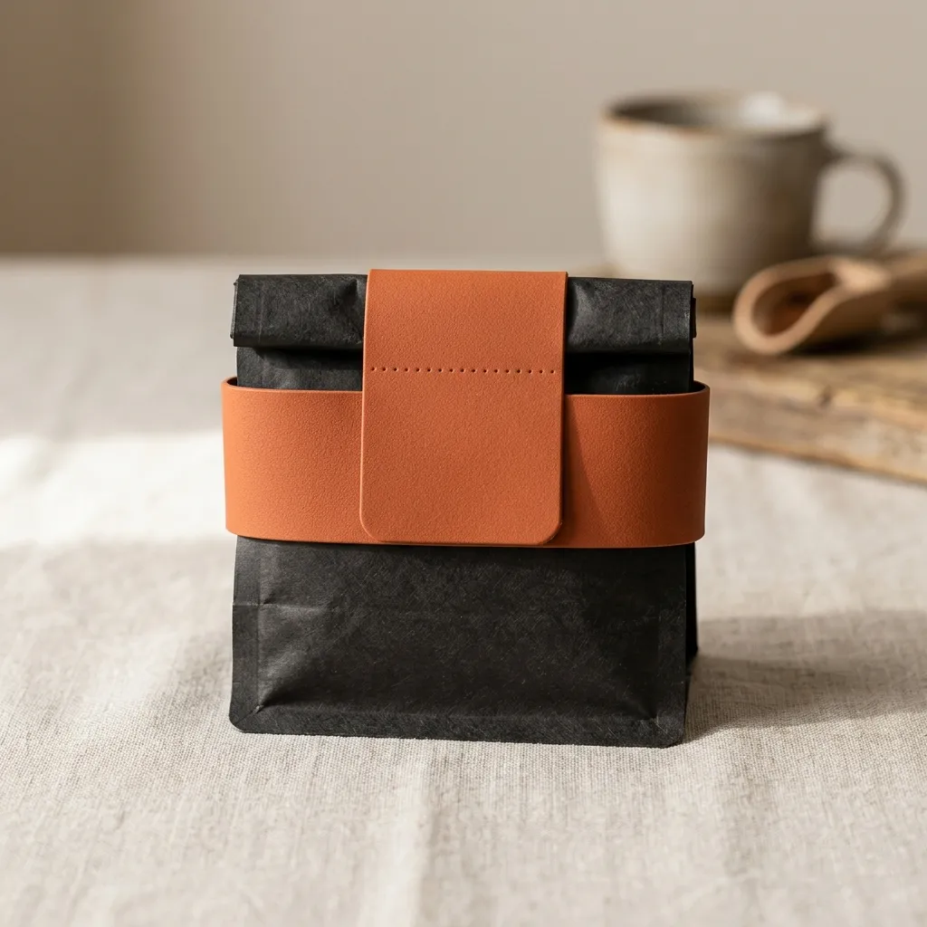 faixas-de-fechamento para sacolas de café