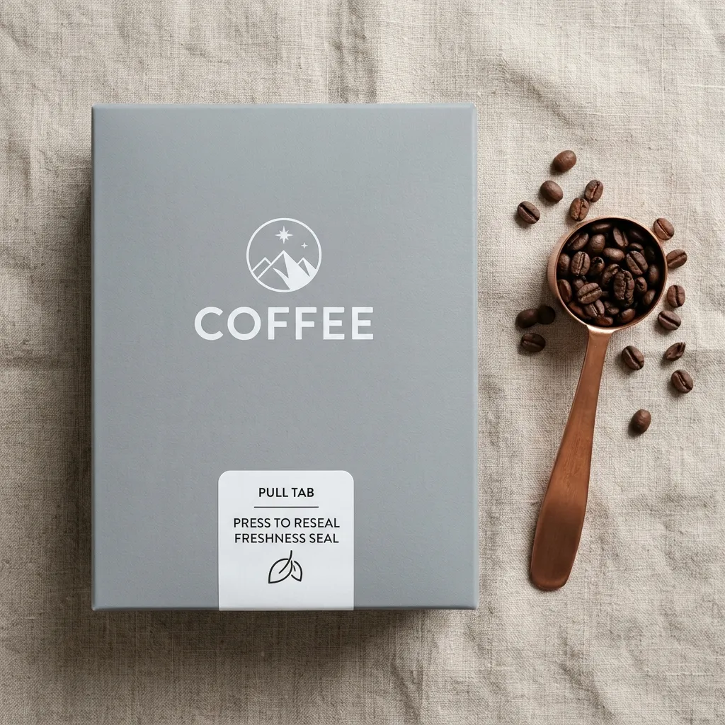 caixas de café seláveis