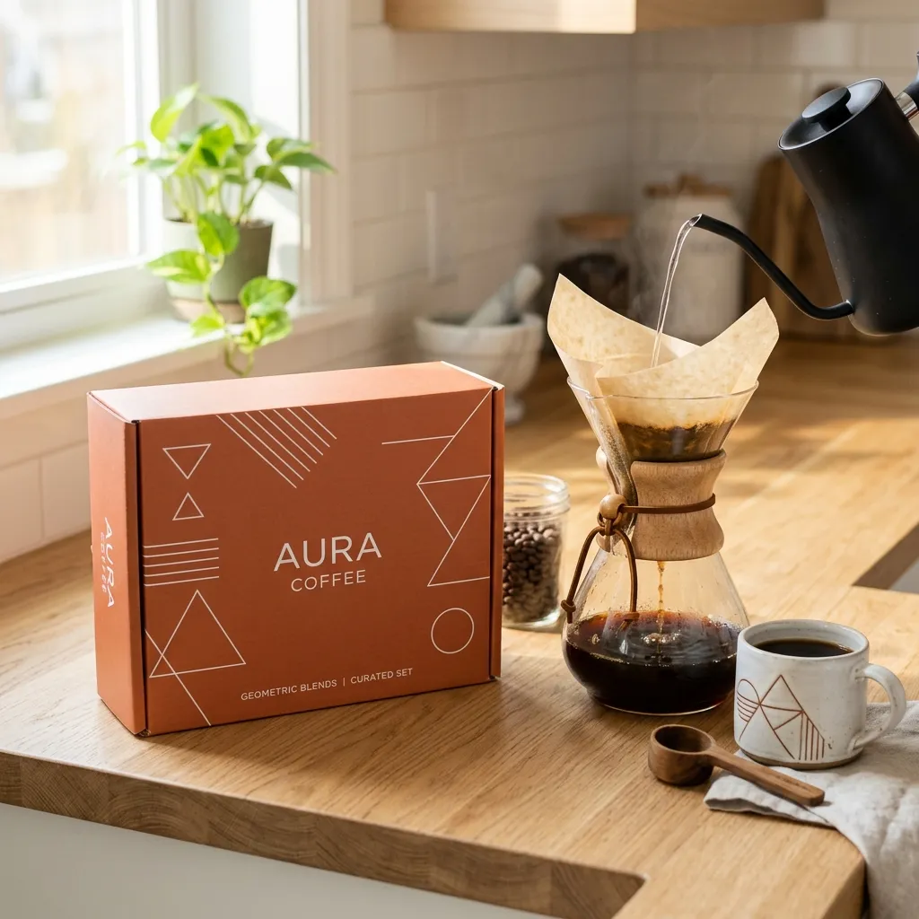 Conjuntos de Caixas de Amostras de Café
