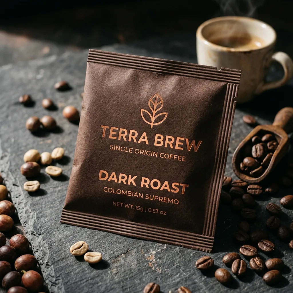 sachês de café de alta barreira