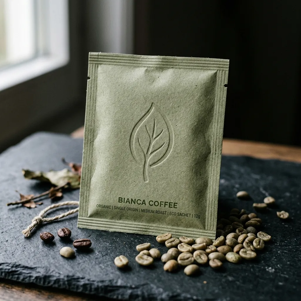 Saquinhos de café biodegradáveis