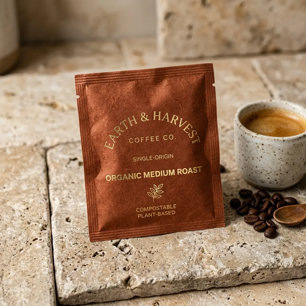 sachês de café sustentável