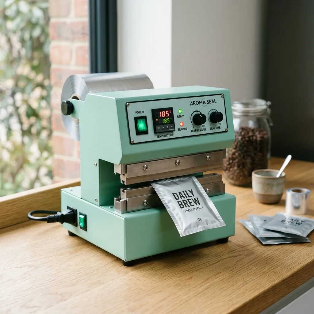 máquina automática de selagem de saquinhos de café