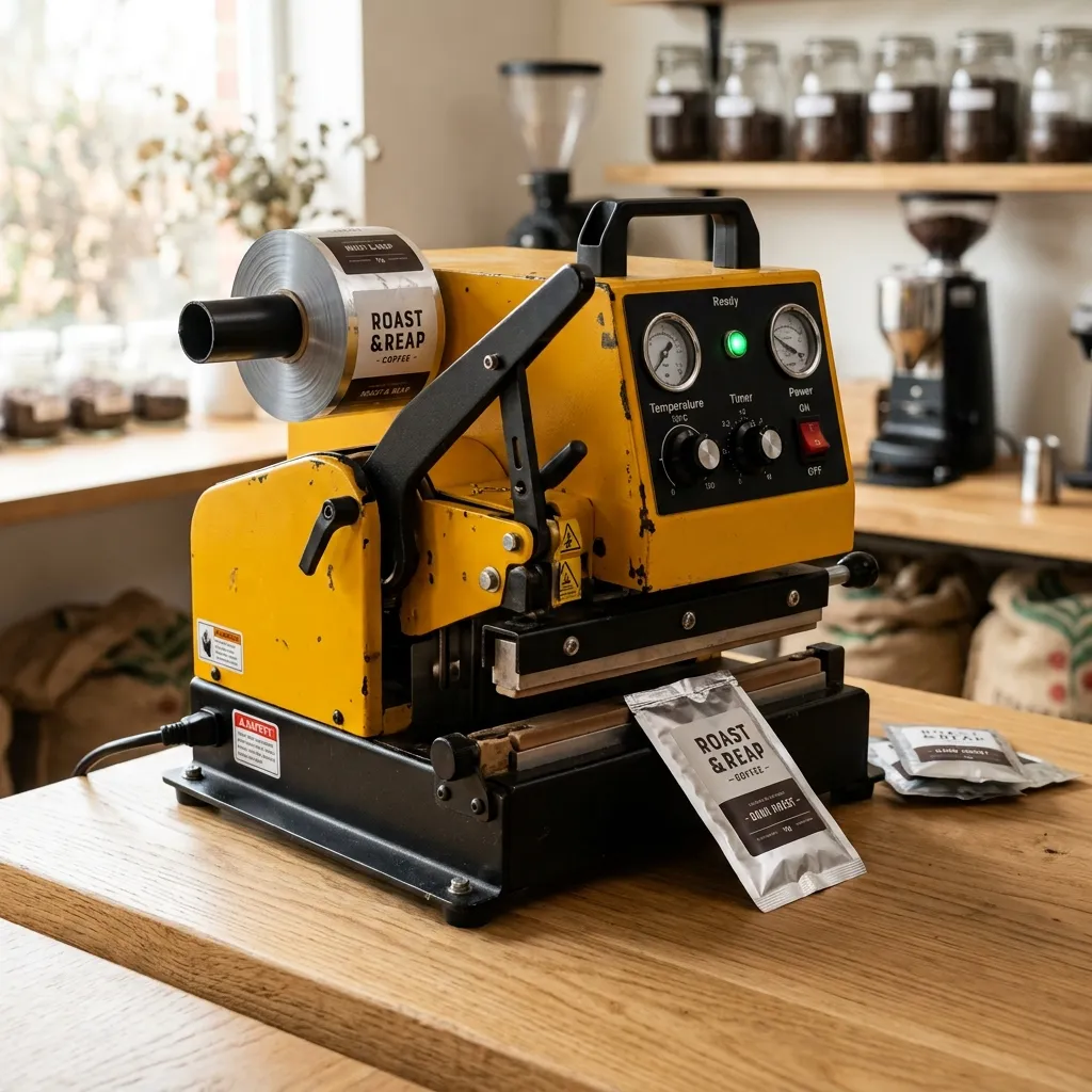 máquina de vedação de saquinhos de café de mesa