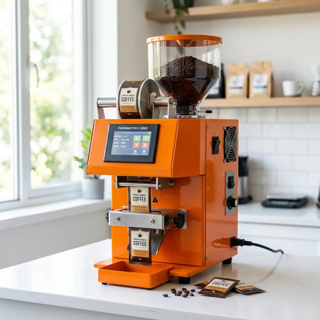 Máquina semi-automática de vedação de saquinhos de café