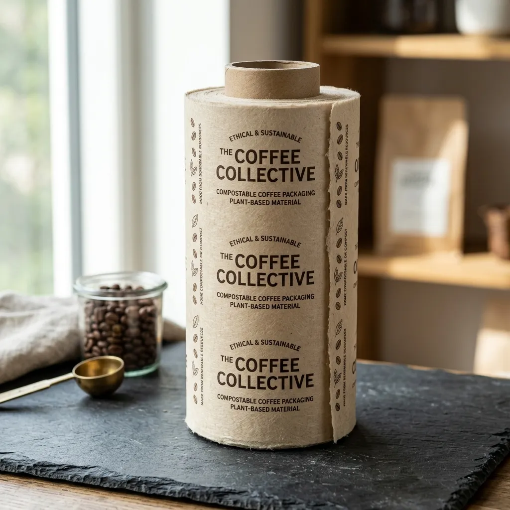 Compostable_packaging_roll_on_table