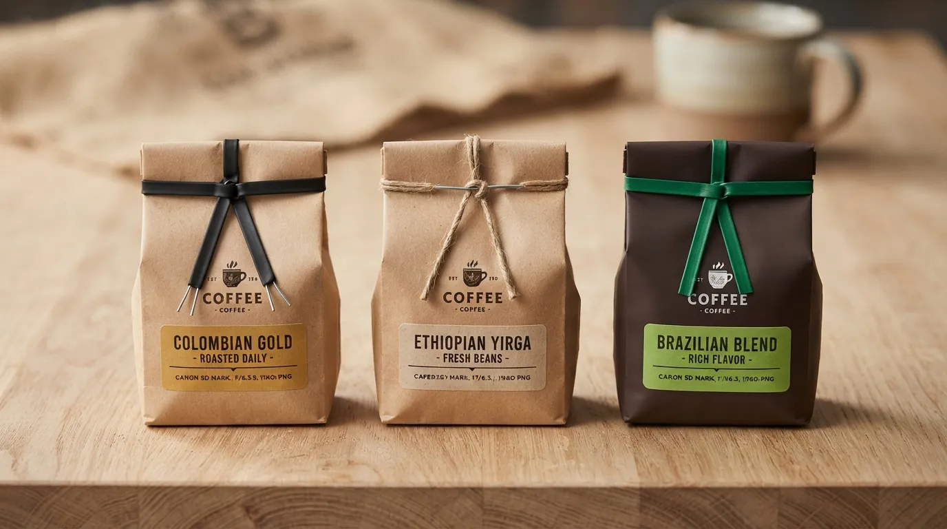 Amarrar os Alas Para-Sacos-de-Café