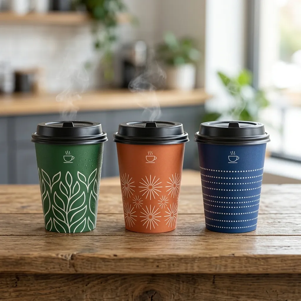 copos de papel frio para bebida