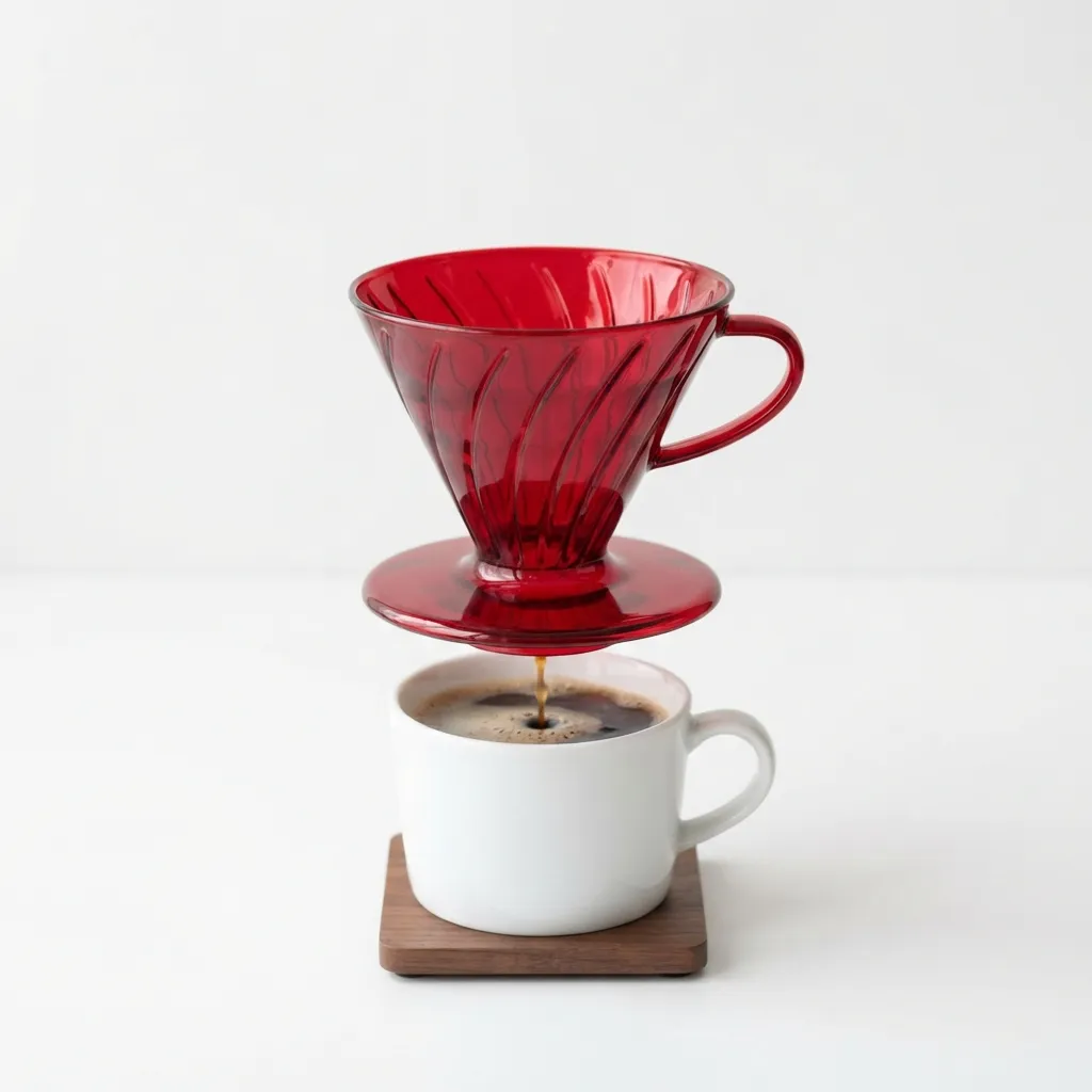 Cafeteira de vidro-gotejamento