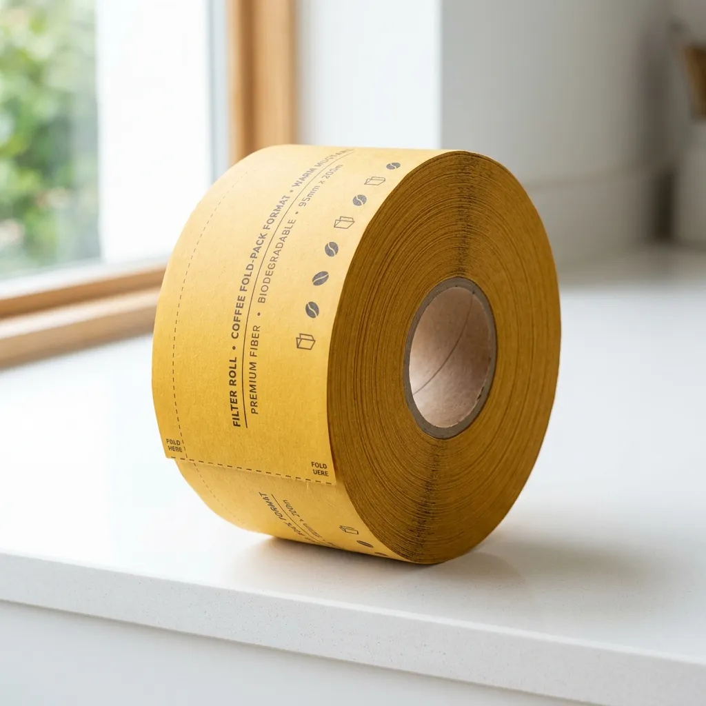 Mustard_yellow_coffee_filter_roll