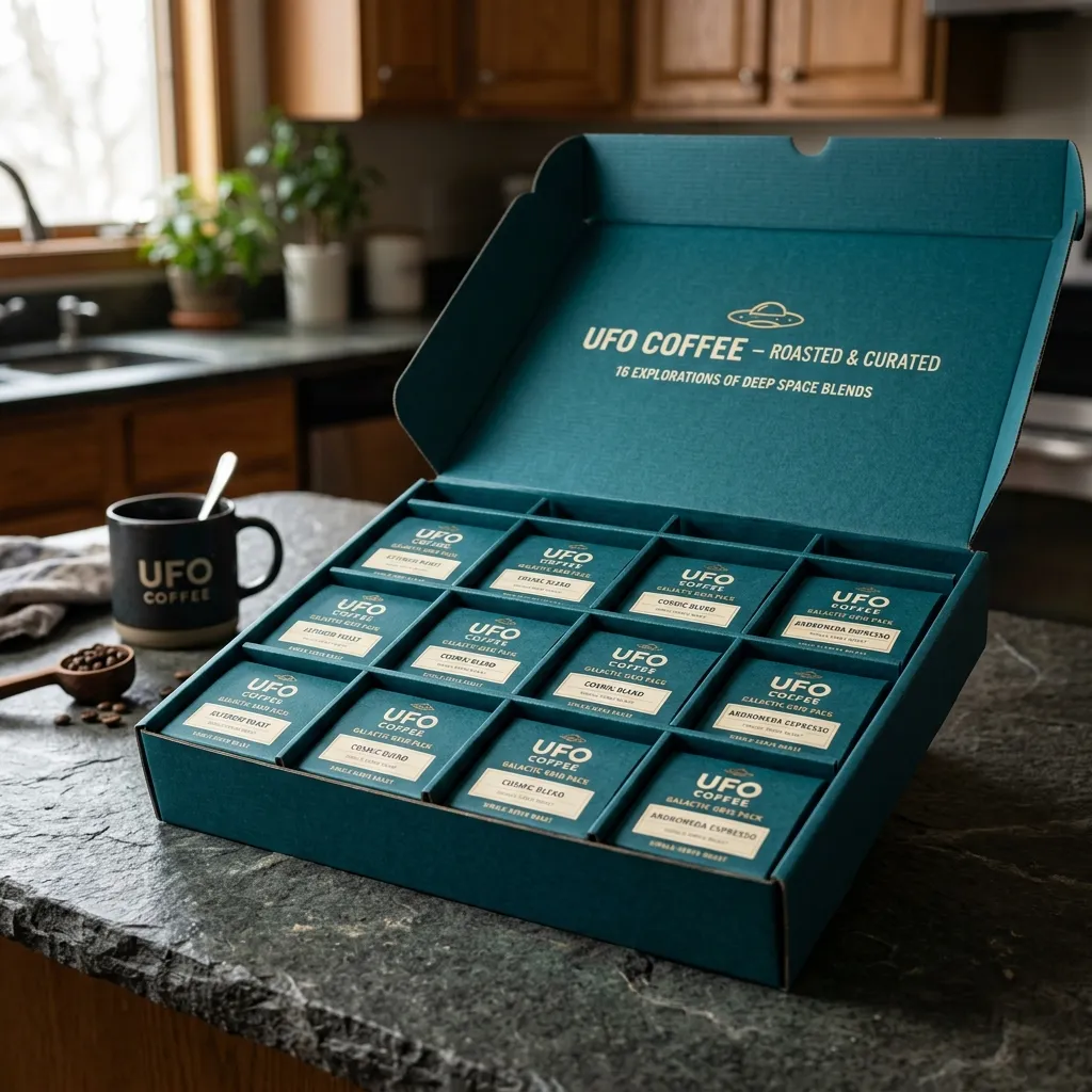 Pacotes de partição personalizados-UFO-Coffee-Box-Box