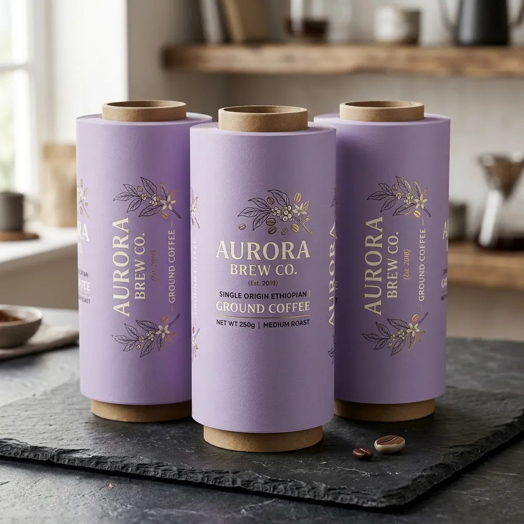 Printed_packaging_film_rolls_uprright