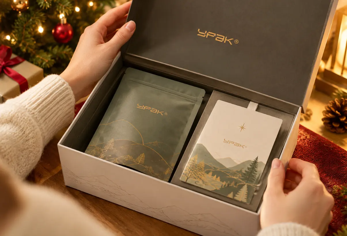 Caixa de presente de Natal de Café