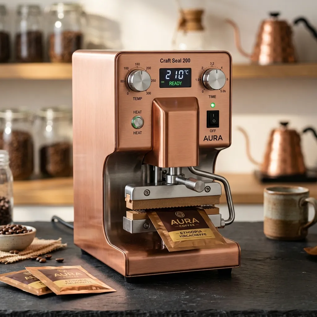 Máquina de vedação de café de mesa