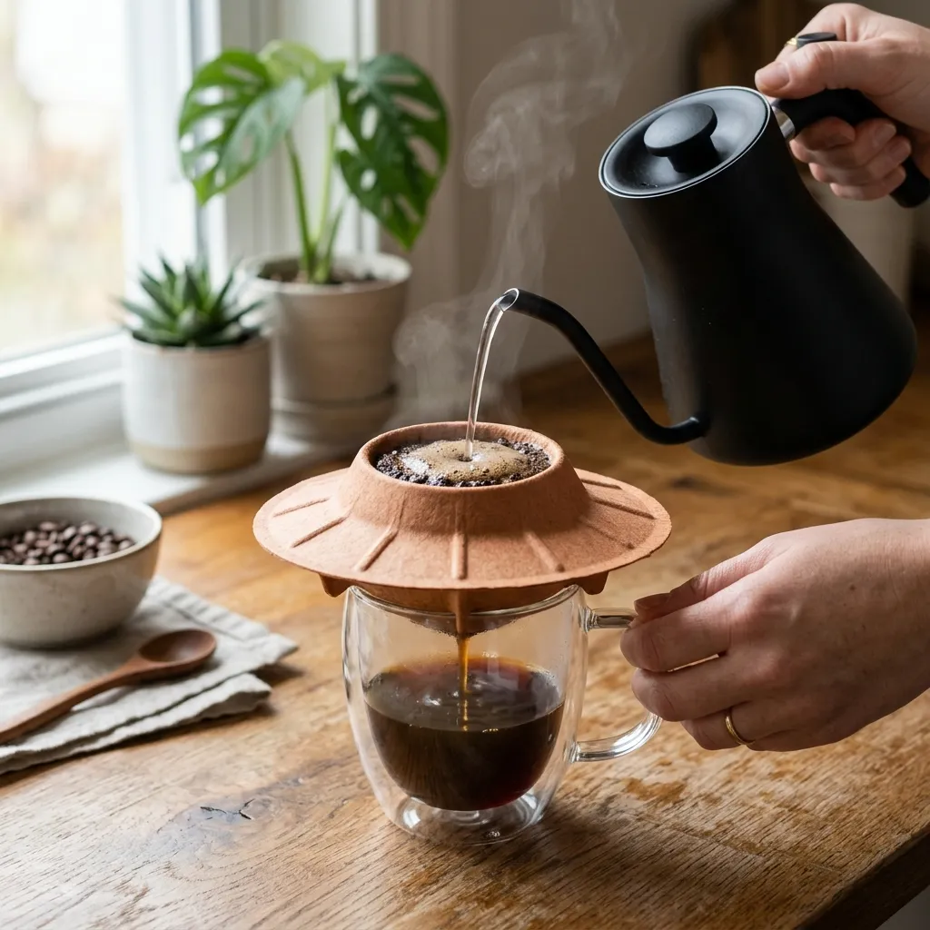Filtro de café de dose única