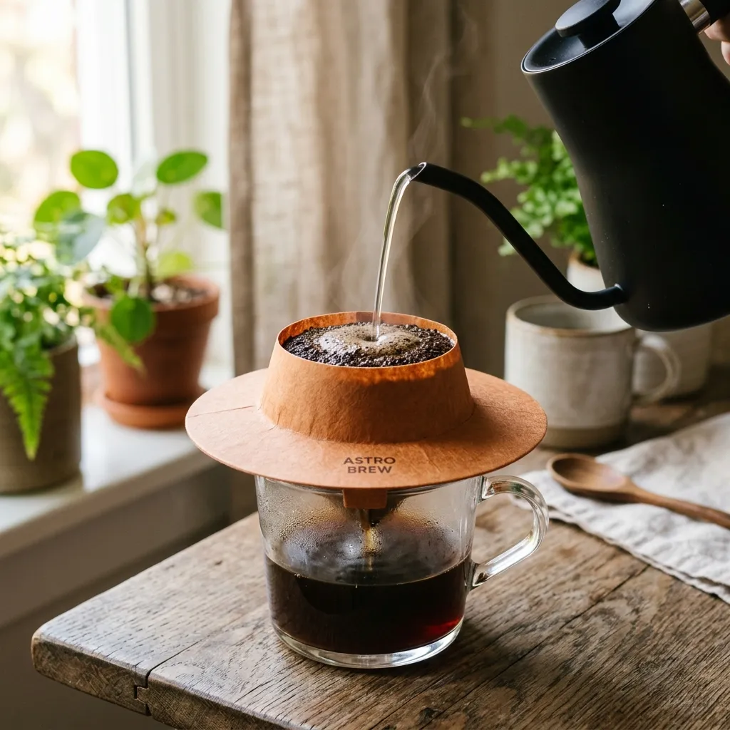 OVNI-Descartável-Filtro de Café