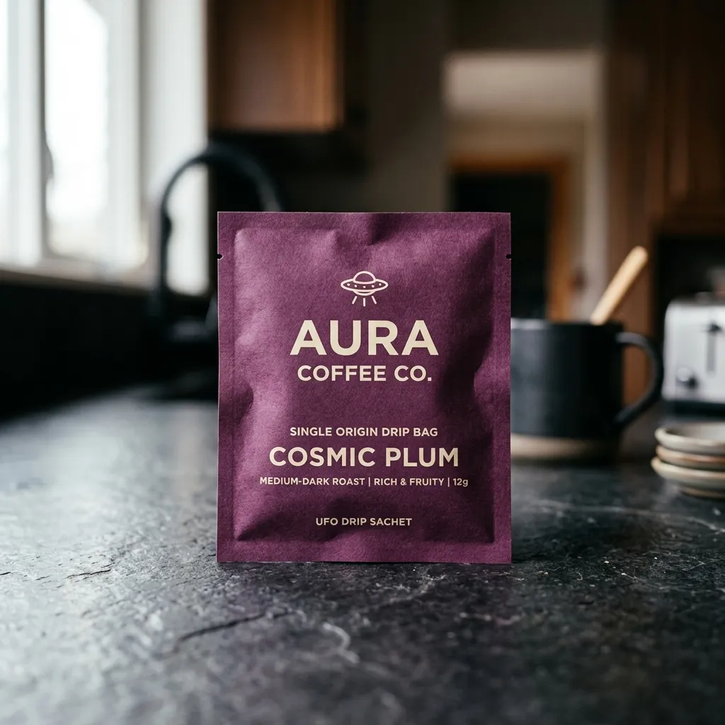 UFO_coffee_sachet_on_countertop