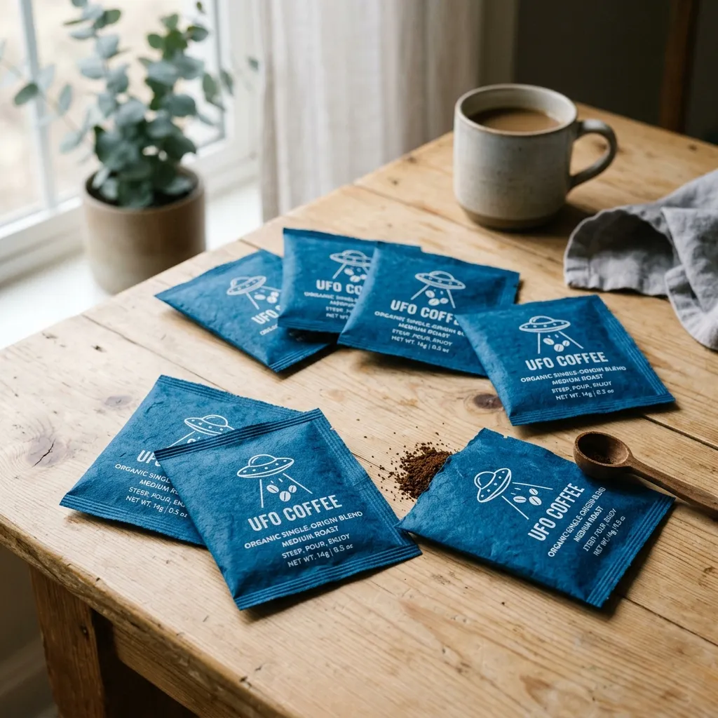 UFO_coffee_sachet_papers_on tabela
