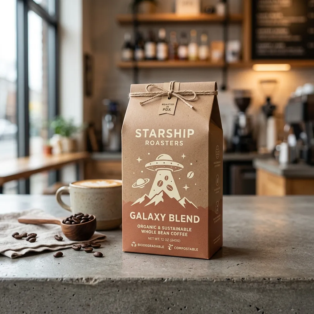 Caixa de Café Compostável de OVNIs