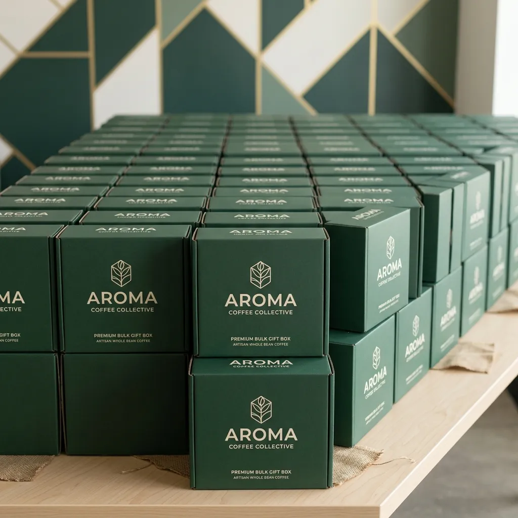 caixas-de presente de café impressas no atacado